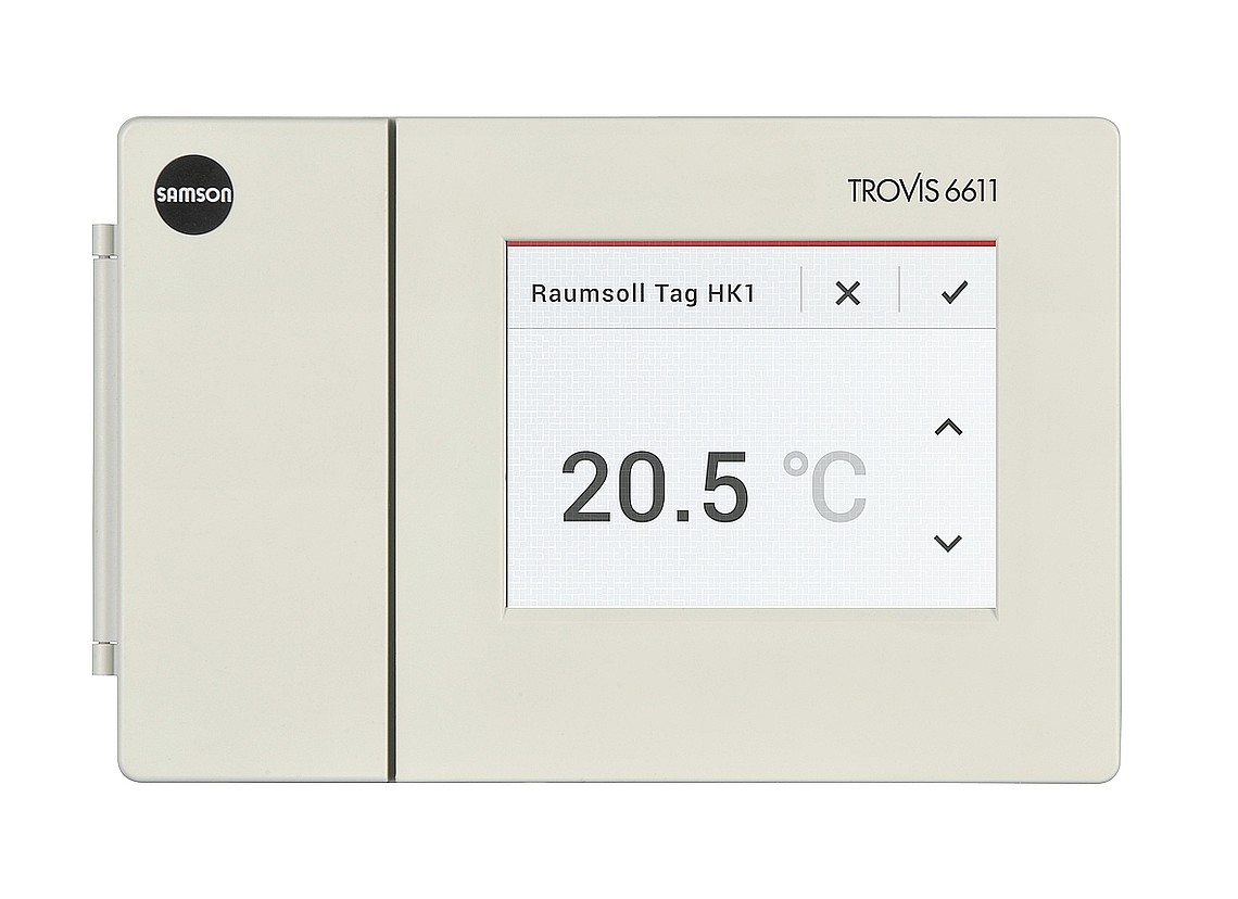 Temperature reading SAMSON TROVIS 6611-2